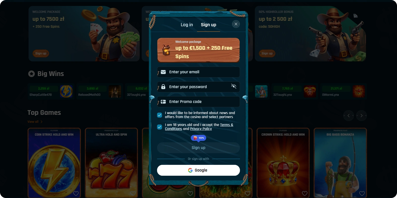 Ringospin Sign Up Bonus up to 1500 plus Spins